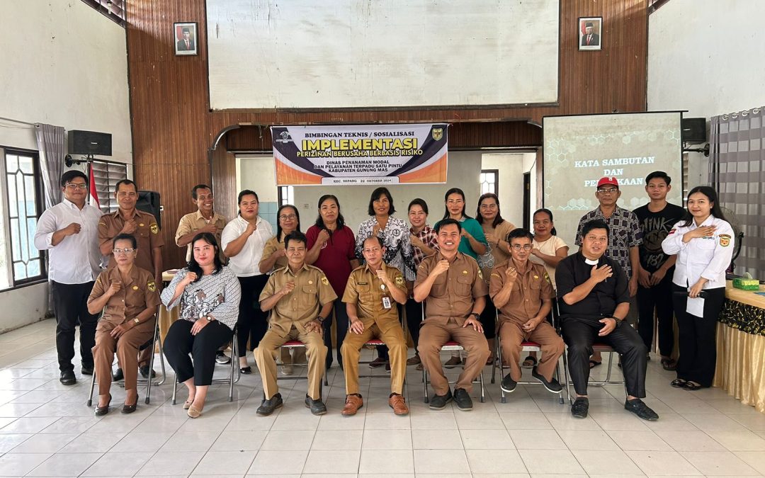 DPMPTSP Kab. Gumas Gelar Kegiatan Sosialisasi Implementasi Perizinan Berusaha Berbasis Resiko