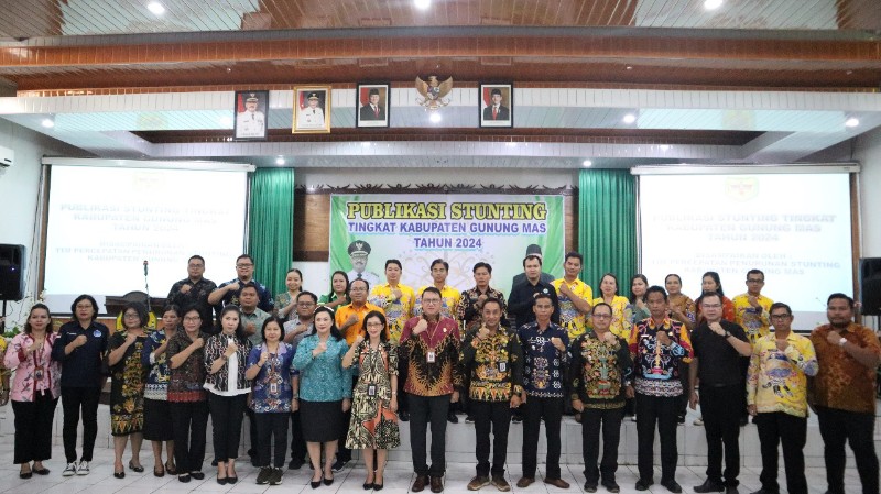 Sekda Gumas Buka Kegiatan Publikasi Stunting Tingkat Kabupaten