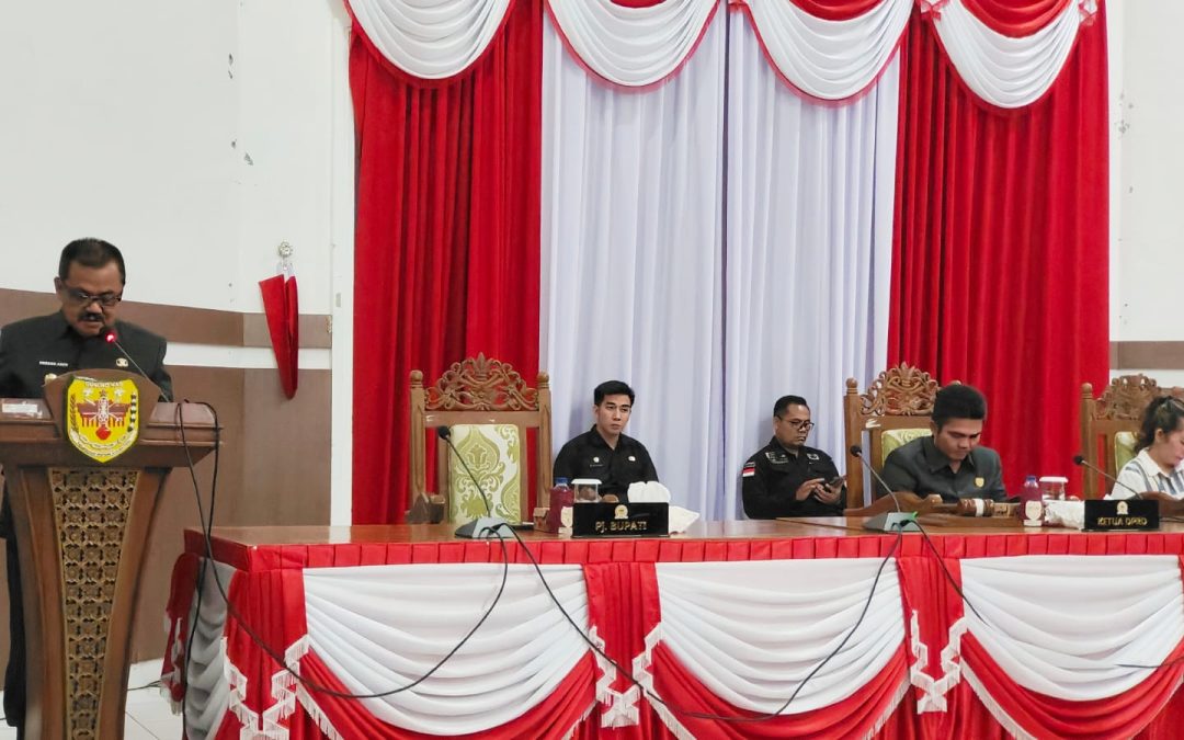 Ini Jawaban Pemda atas Pandangan Umum Fraksi Pendukung DPRD Gumas Terhadap Raperda