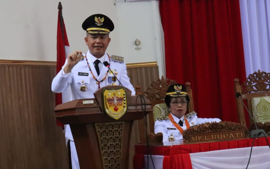 Bupati Gumas Sampaikan Visi dan Misi di Rapat Paripurna DPRD