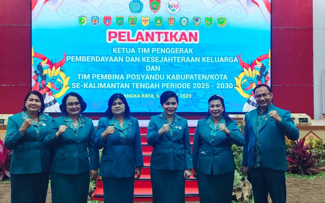 Ketua TP-PKK dan TP Posyandu Kalteng Lantik Ketua TP-PKK dan TP Posyandu Kab. Gumas
