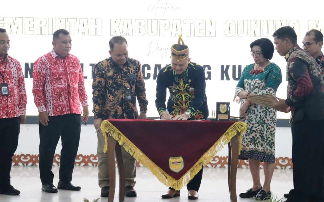 Pemkab Gunung Mas Teken PKS KKPD dengan Bank Kalteng dan Gelar Gathering Bersama PBS