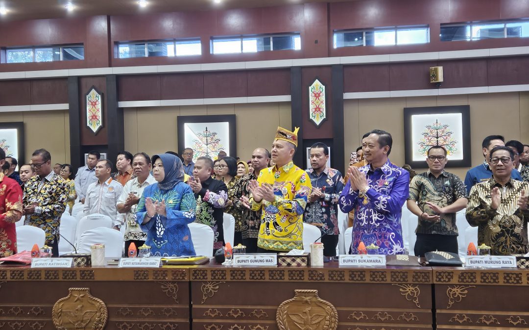 Bupati Gumas Ikuti Kegiatan Musrenbang RKPD Prov. Kalteng