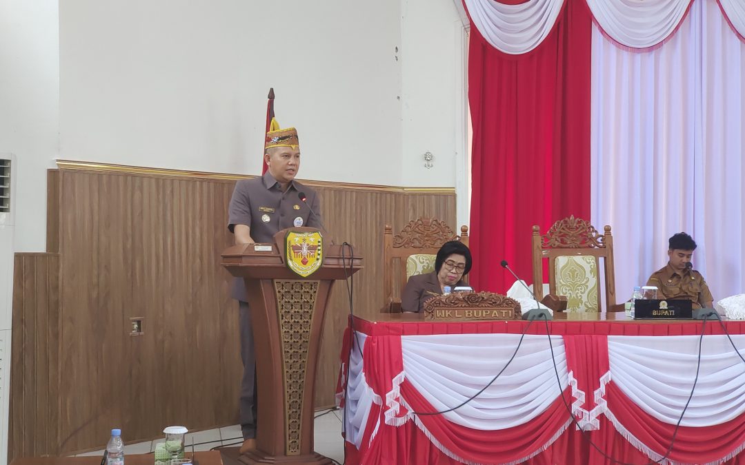 Ini Jawaban Bupati Gumas Terhadap Pandangan Umum Fraksi Pendukung DPRD Gumas