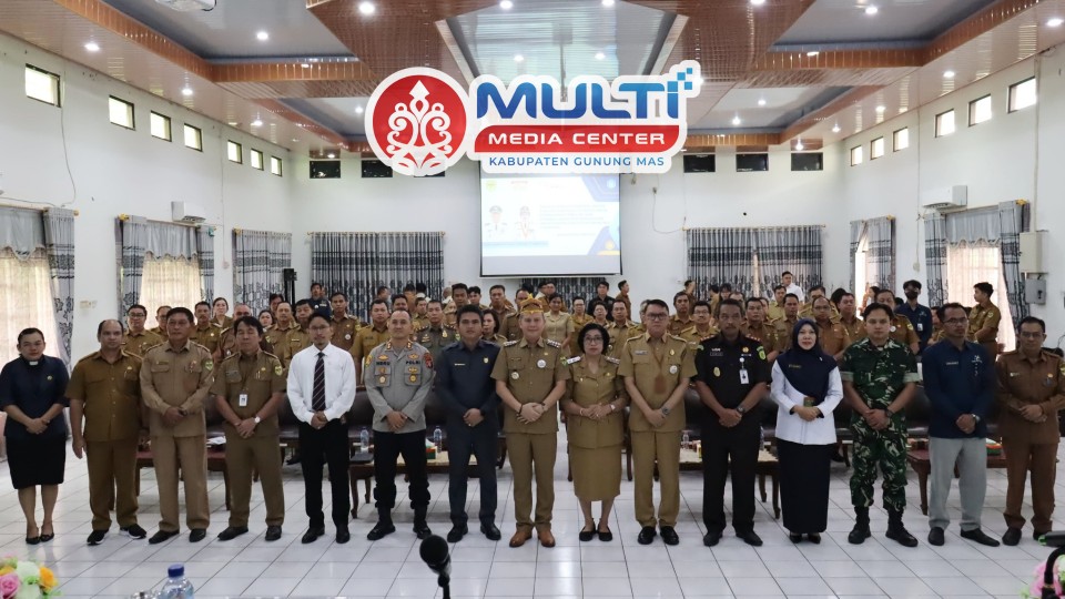 Bupati Gunung Mas Buka RAKORDALEV Triwulan I dan Teken Komitmen Inovasi Daerah 2025