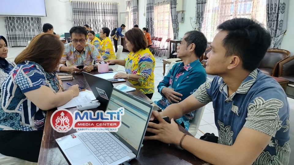 Pemkab Gumas Gelar Kegiatan Fasilitasi Pendampingan Penginputan Renstra Perangkat Daerah Tahun 2025-2029