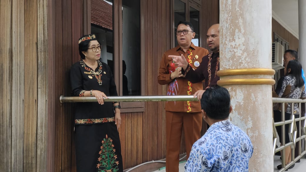 Wabup Gumas Kunjungi Calon Lokasi Sementara Sekolah Rakyat