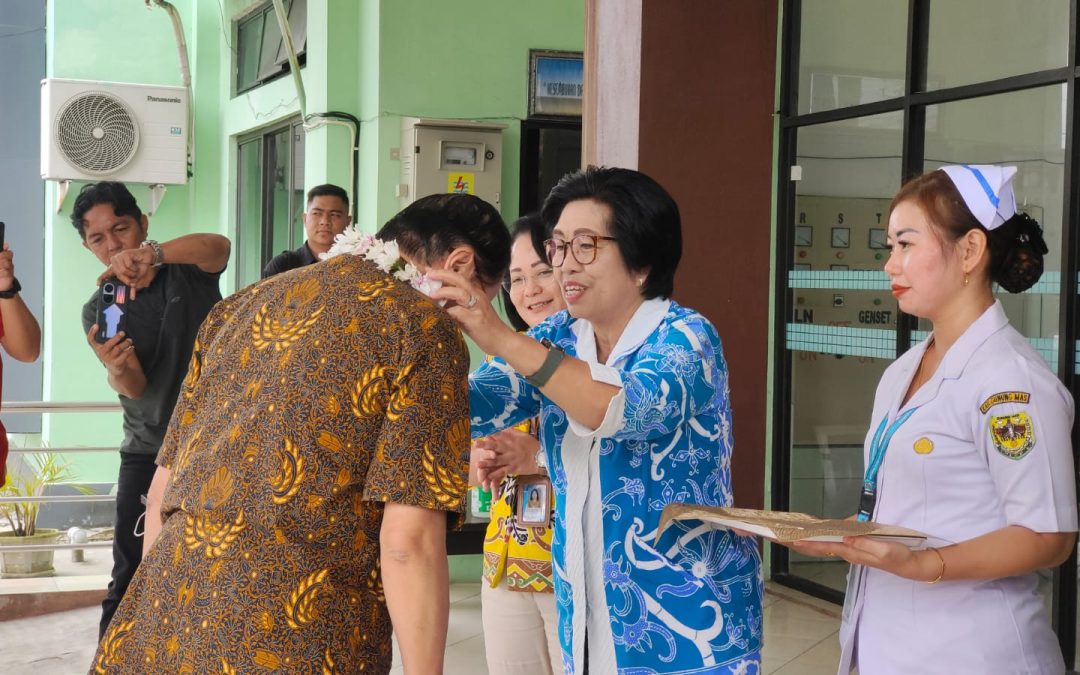 Wabup Gumas Sambut Kedatangan Anggota DPD-RI Kalteng di RSUD Kuala Kurun