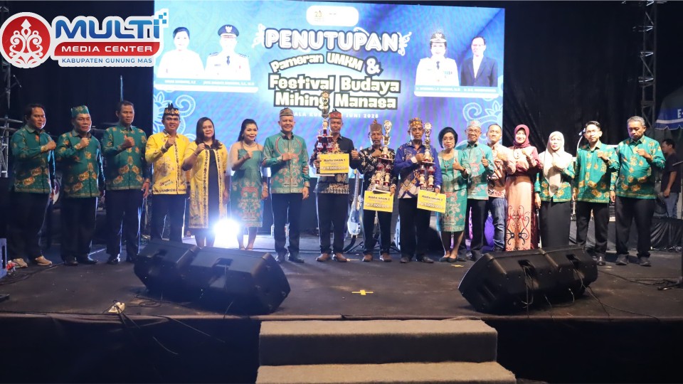 Bupati Gumas Tutup Pameran UMKM dan Festival Budaya Mihing Manasa, Apresiasi Sinergi dan Semangat Membangun Daerah