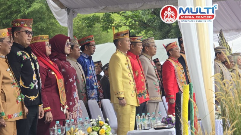 Bupati Gunung Mas Hadiri Upacara Peringatan Hari Jadi Kota Palangka Raya ke-68