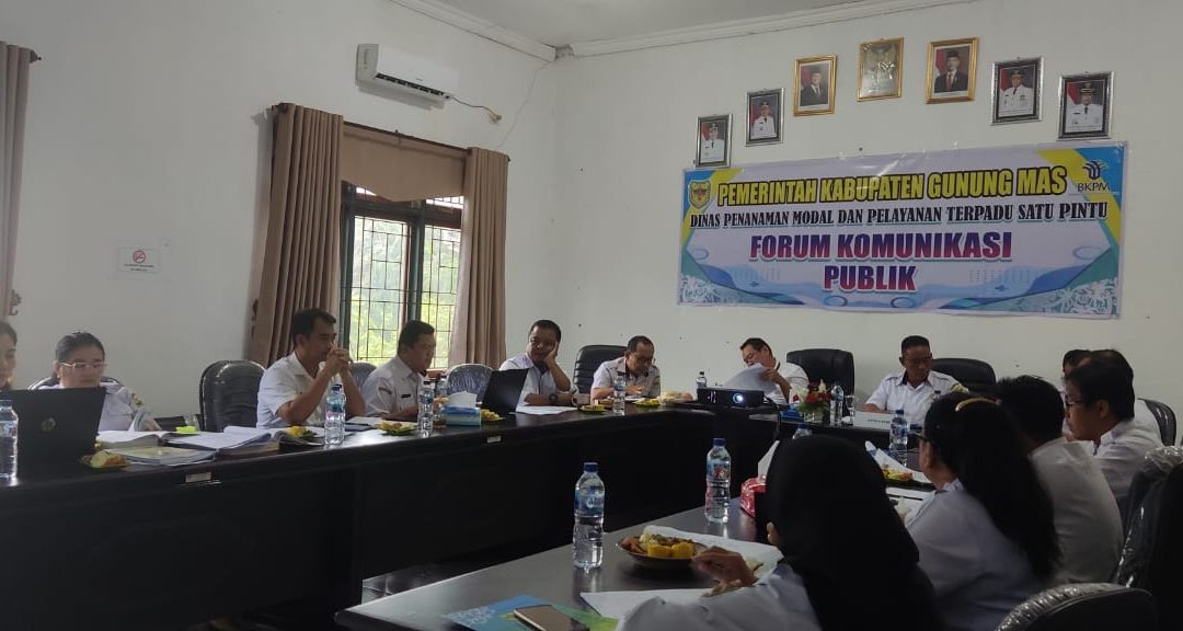 Pemkab Gunung Mas Gelar Rapat Evaluasi dan Pengendalian Investasi, Bahas Kepatuhan Perusahaan Besar Swasta