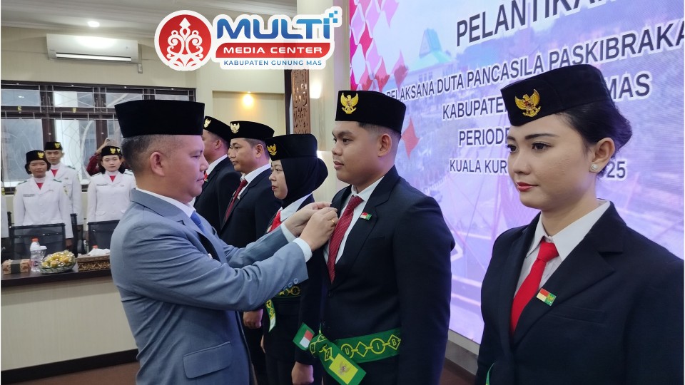 Bupati Gumas Lantik Pelaksana Duta Pancasila Paskibraka: Ujung Tombak Ideologi Bangsa di Bumi Habangkalan Penyang Karuhei Tatau