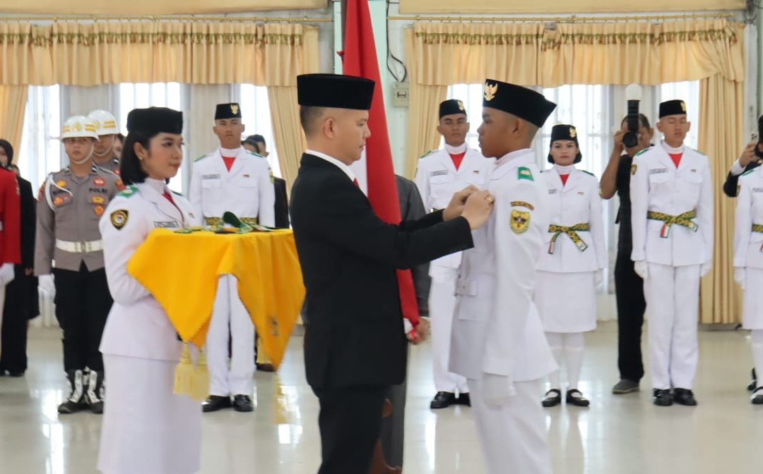 54 Anggota Paskibraka Gunung Mas Dikukuhkan untuk Bertugas pada Upacara HUT RI ke-80