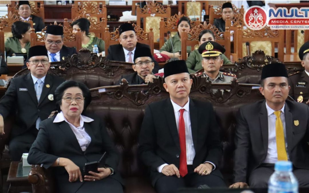 Bupati dan Wakil Bupati Gunung Mas Hadiri Rapat Paripurna Istimewa DPRD untuk Mendengarkan Pidato Kenegaraan Presiden RI