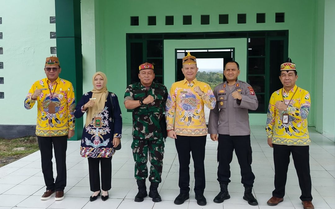 Bupati Gunung Mas Bersama Forkopimda Tinjau Gedung Baru Kodim 1016/PLK di Kuala Kurun