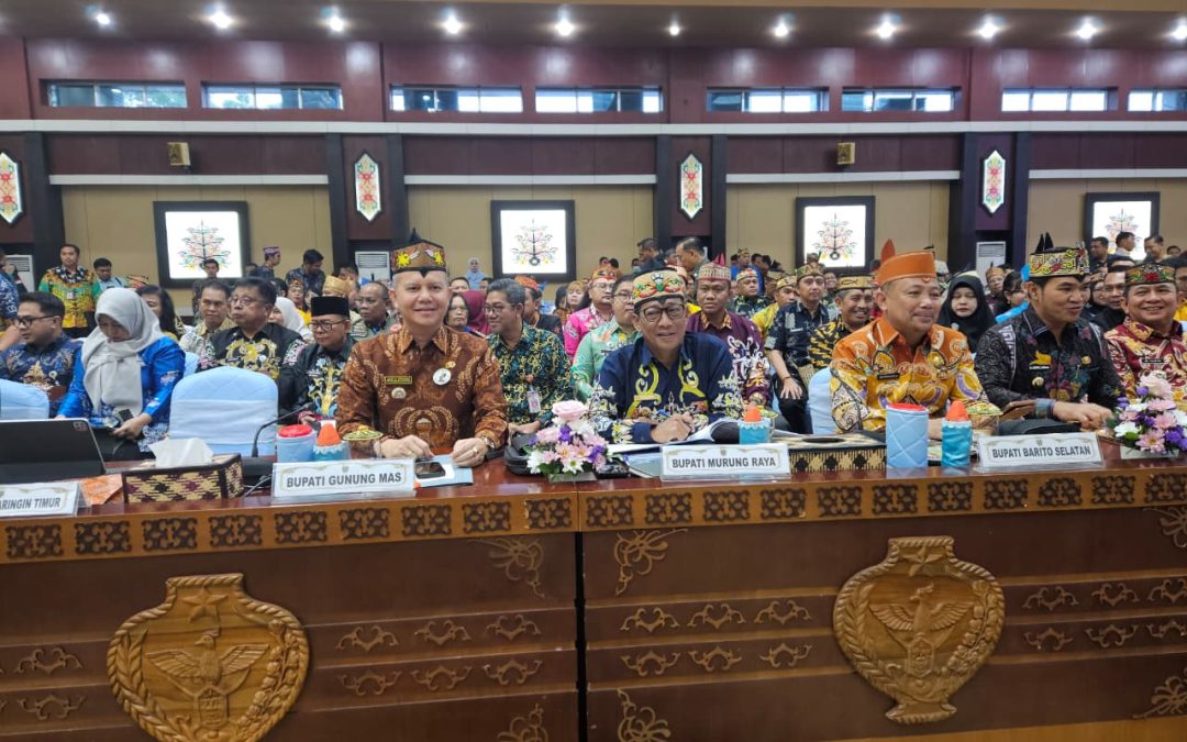 Bupati Gunung Mas Hadiri Rakor Pemda Se-Kalteng Bahas Percepatan Operasional Koperasi dan Isu Strategis Daerah