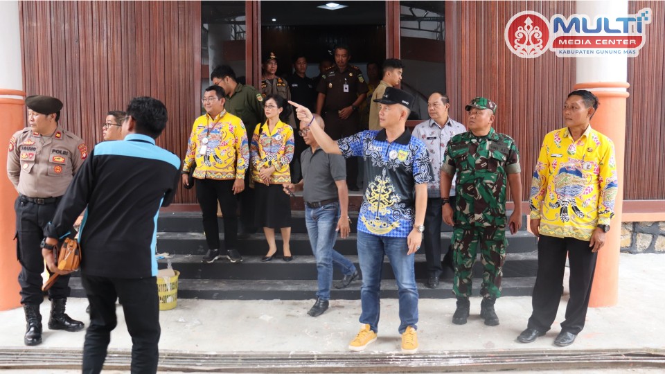 Bupati Gunung Mas Tinjau Progres Rehabilitasi Gedung Eks Hotel untuk Sekolah Rakyat Rintisan