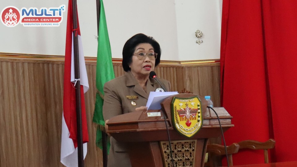 Wabup Gunung Mas Sampaikan Pengantar Nota Keuangan RAPBD Perubahan 2025 pada Rapat Paripurna DPRD