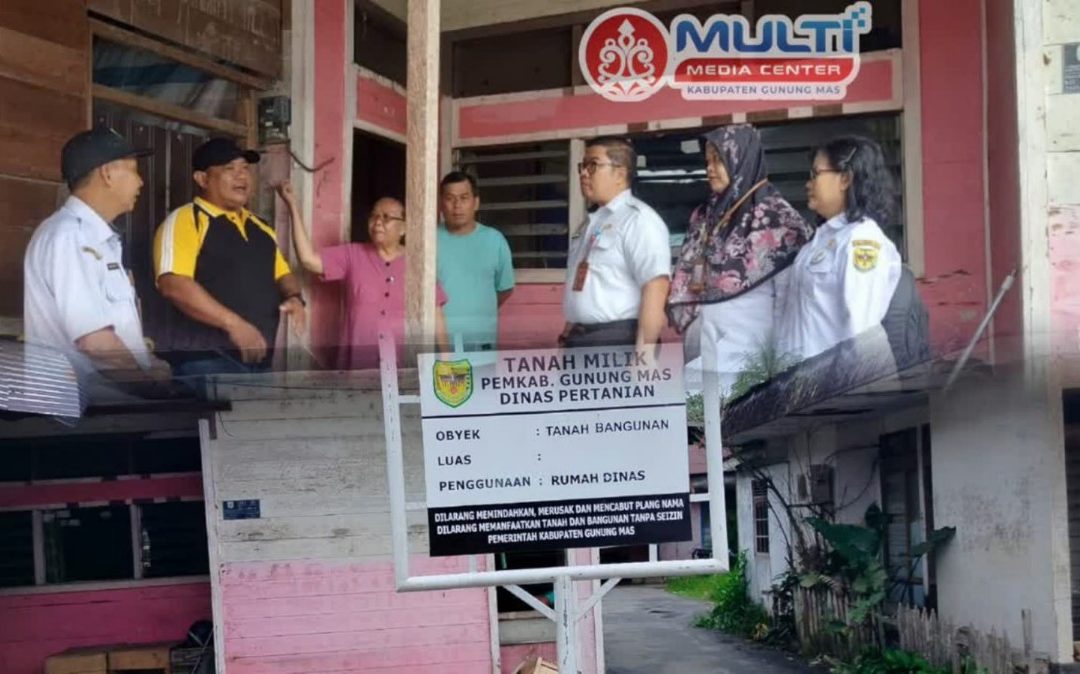 Pemerintah Kabupaten Gunung Mas Amankan Aset, Lahan Distan Ditertibkan
