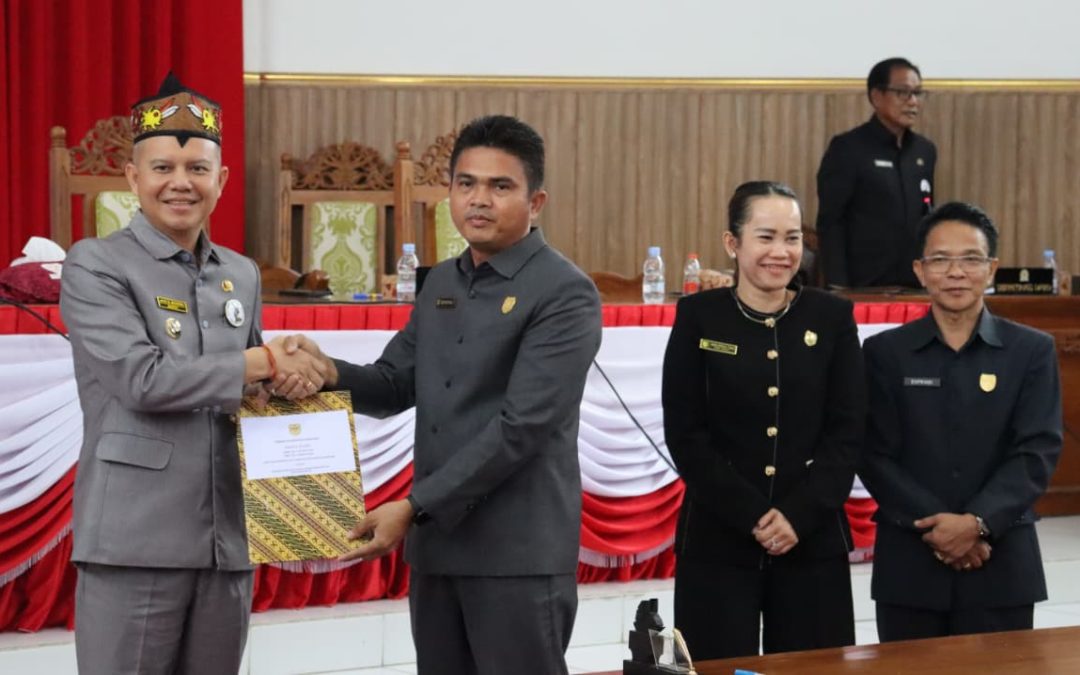 Bupati Gunung Mas Hadiri Rapat Paripurna Ke-4 Masa Persidangan I Tahun Sidang 2025