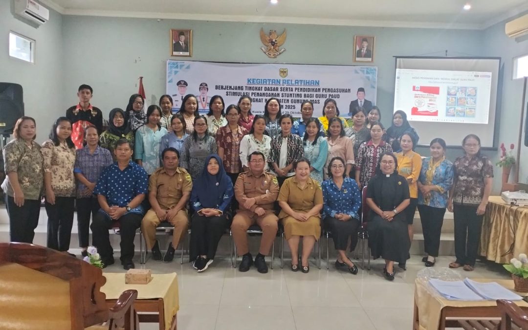 Pelatihan Guru PAUD di Gunung Mas Dukung Upaya Pencegahan Stunting dan Peningkatan Mutu Pendidikan Anak Usia Dini