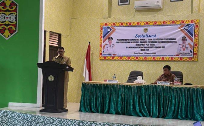 Pemkab Gunung Mas Gelar Pengembangan Kompetensi ASN dan Sosialisasi Dokumen HCDP