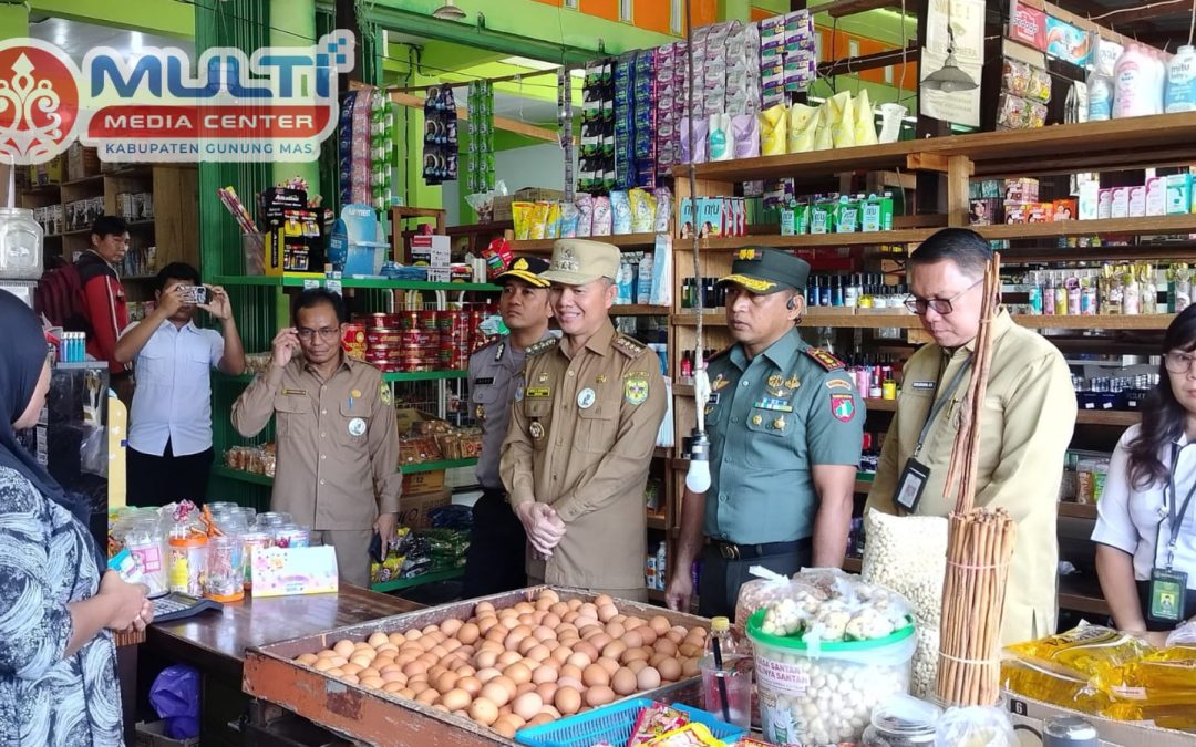 Bupati Gunung Mas Pastikan Stok Bahan Pokok Aman Jelang Natal dan Tahun Baru