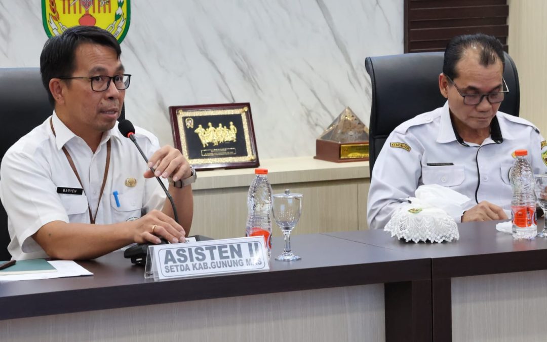 Pemkab Gunung Mas Gelar Rapat Penataan dan Pengelolaan Aset Taman Kota Kuala Kurun