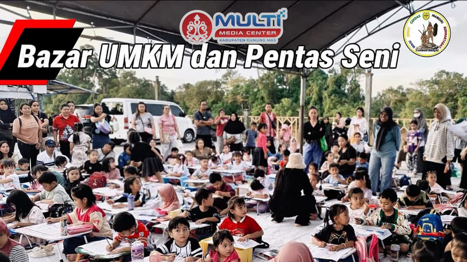 Bazar UMKM Pelajar dan Pentas Seni Meriahkan HUT ke-24 Kabupaten Gunung Mas