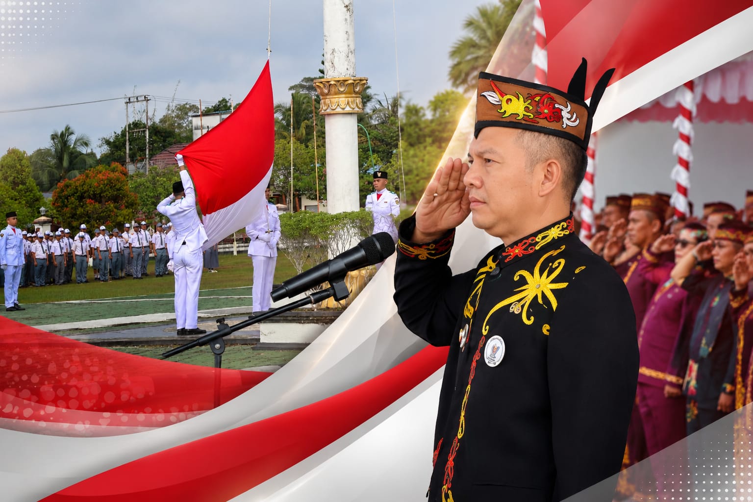 Bupati Gunung Mas Pimpin Upacara Hari Lahir Pancasila, Tekankan Pentingnya Persatuan